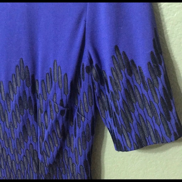 Designer Antonio Melani, Blue with Black Stitching - Picture 5 of 5